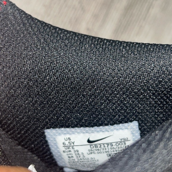 Nike Dunk High (GS) Black/White-University Red DB2179-003 Size 6.5Y - Picture 10 of 14